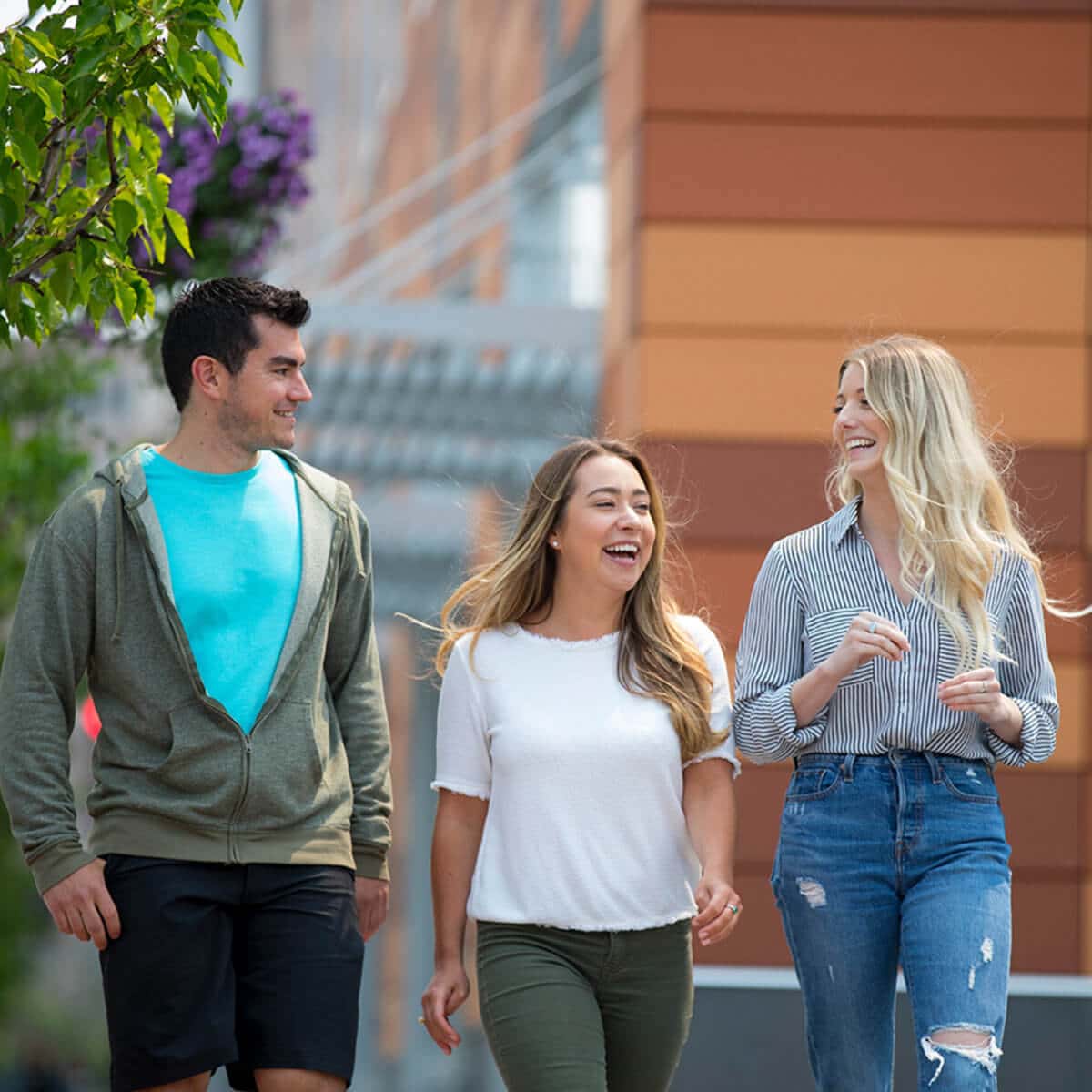 three terakeet employees walking