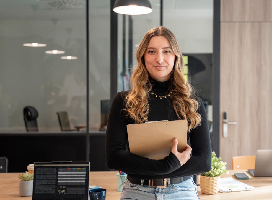 Woman in an office
