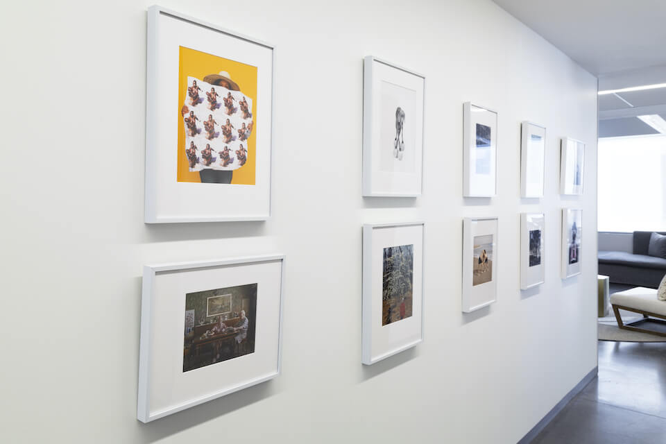 artwork from Light Work displayed in Terakeet offices